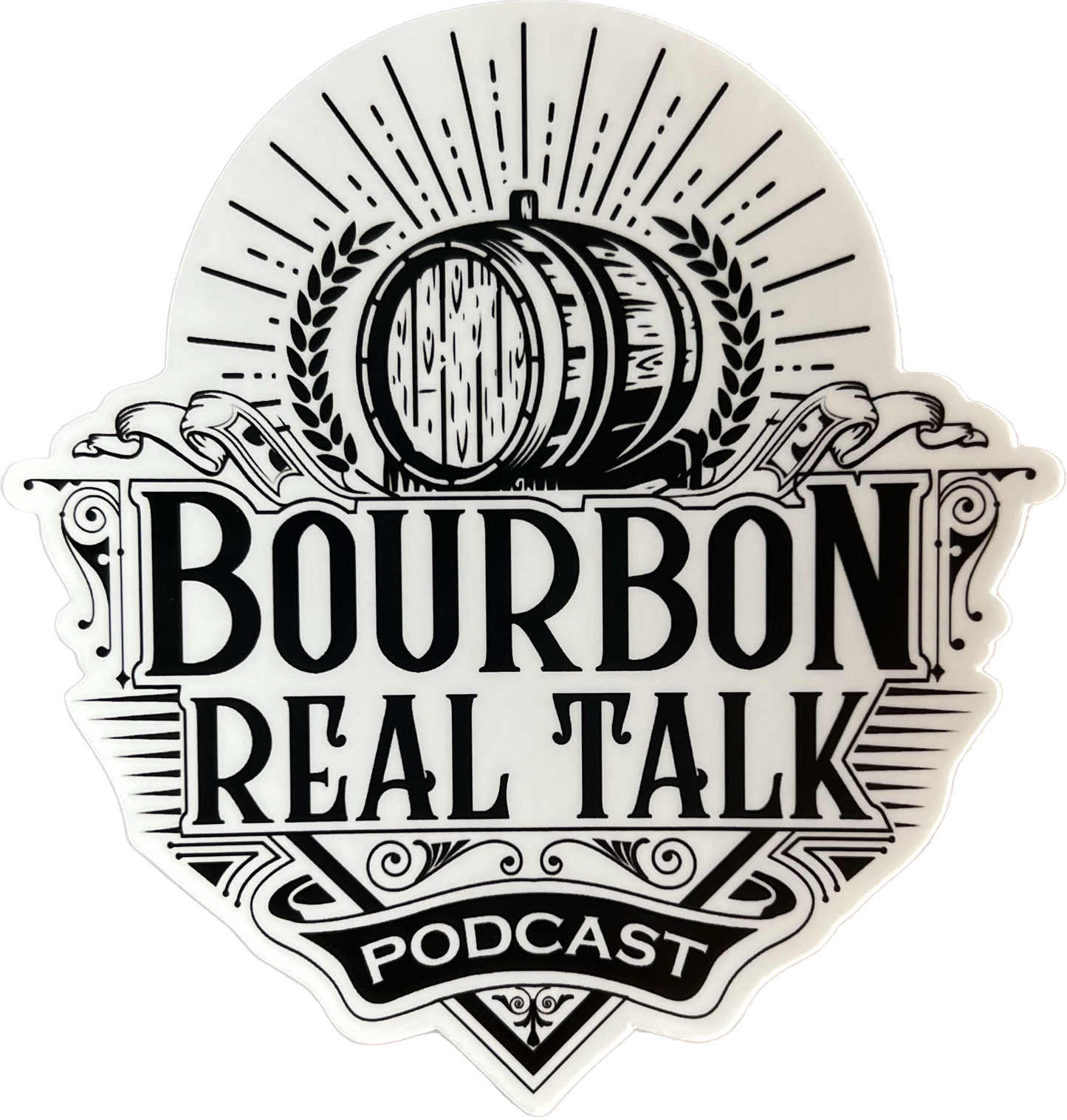 4x5 BRT Podcast Matte Vinyl Sticker